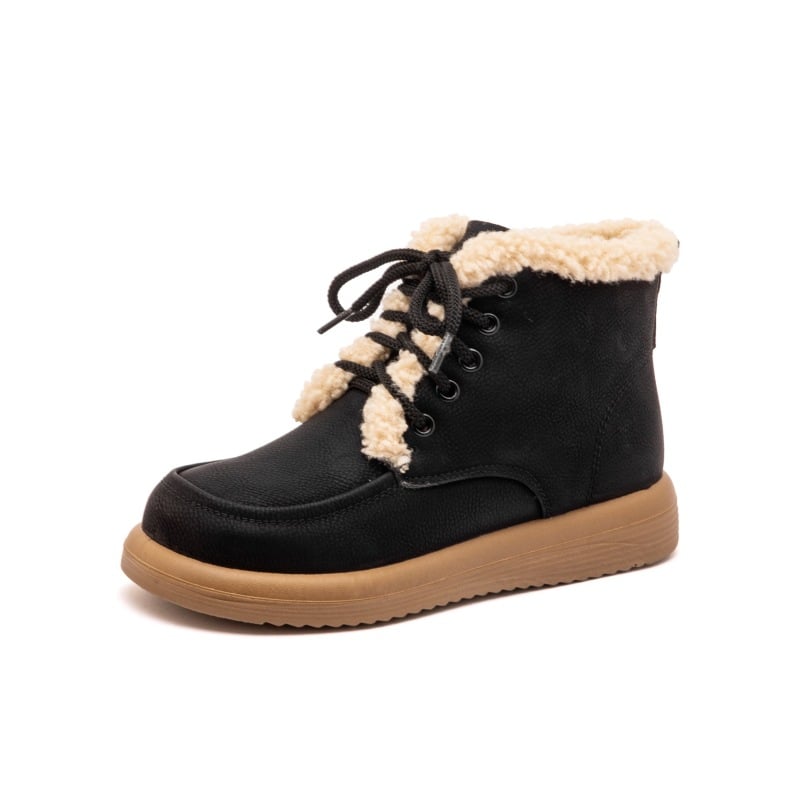 Botines para mujer estilo invernal con interior afelpado - Avenna