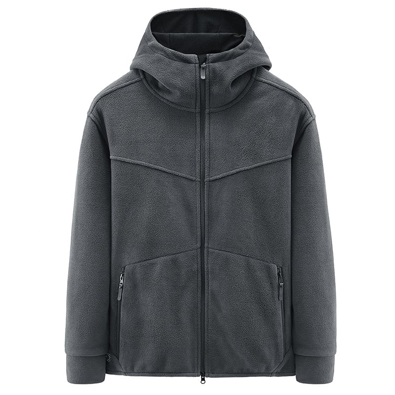 Chaqueta polar para hombre con capucha - Nils