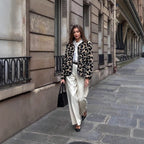 Chaqueta con estampado de leopardo para mujer - Narelle