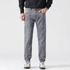 Pantalones vaqueros rectos de acabado gris - Torleif