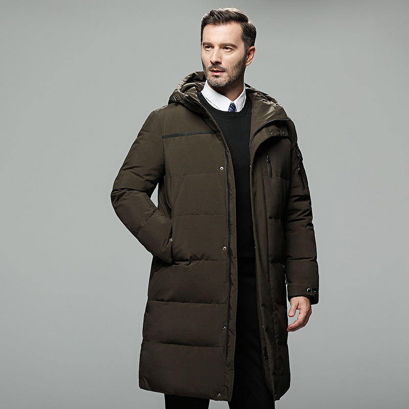 Abrigo acolchado para hombre con capucha desmontable - Markus