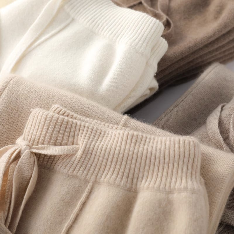 Pantalón para mujer efecto punto suave - Iverine