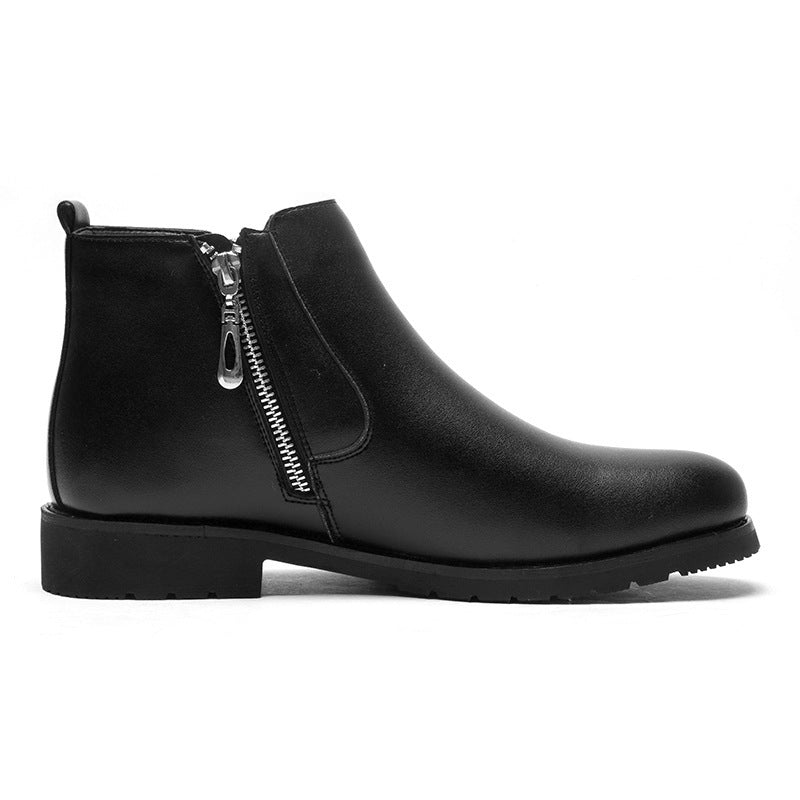 Botines hombre piel cremallera lateral - Adrian