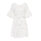 Vestido de encaje blanco Amara