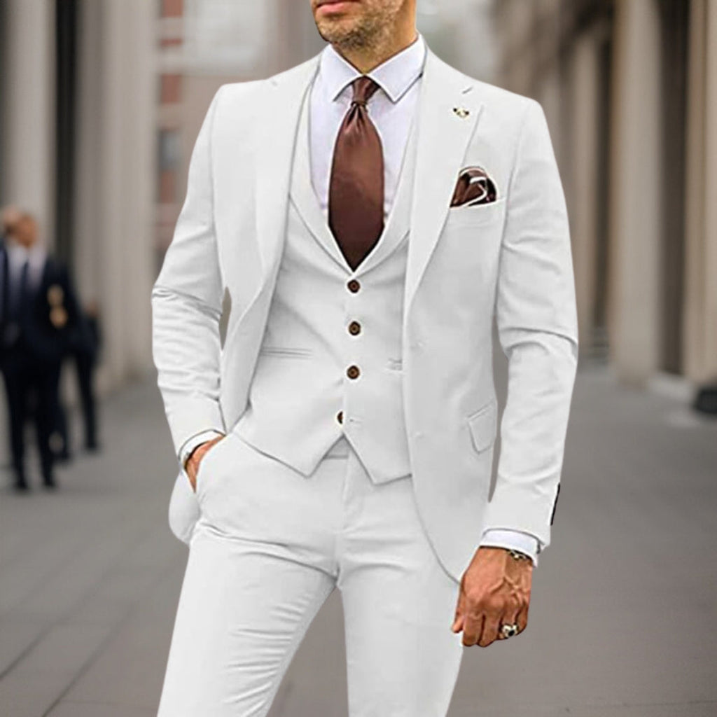 Traje de negocios de tres piezas para hombre - Pietro
