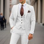 Traje de negocios de tres piezas para hombre - Pietro