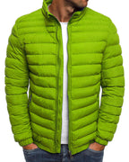 Carlos - Chaqueta monocolor con cuello alzado en varios colores