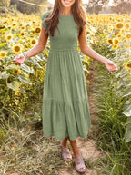 Jayne - Cómodo maxi vestido