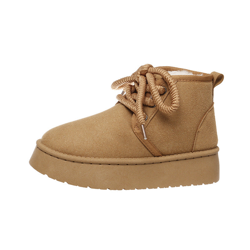 Botas para mujer efecto afelpado envolvente - Lanyra
