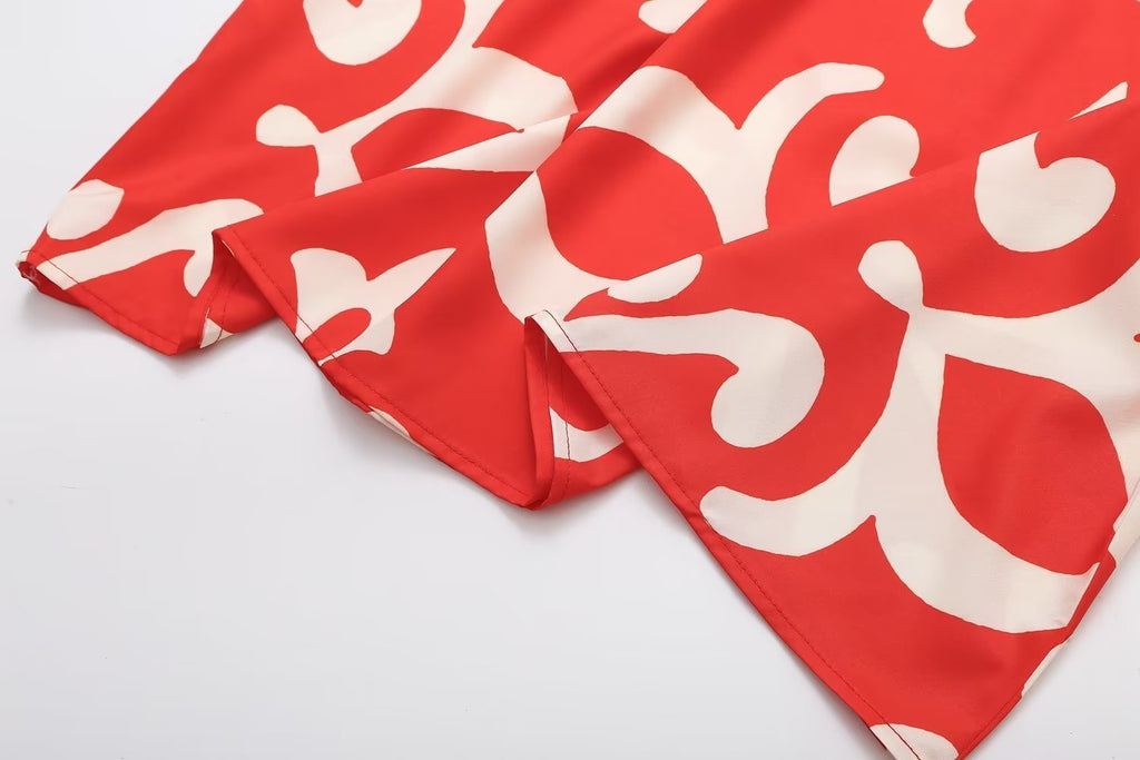 Vestido de tejido para mujer estampado floral - Kaja