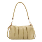 Bolso de hombro suave con pliegues – Evelina