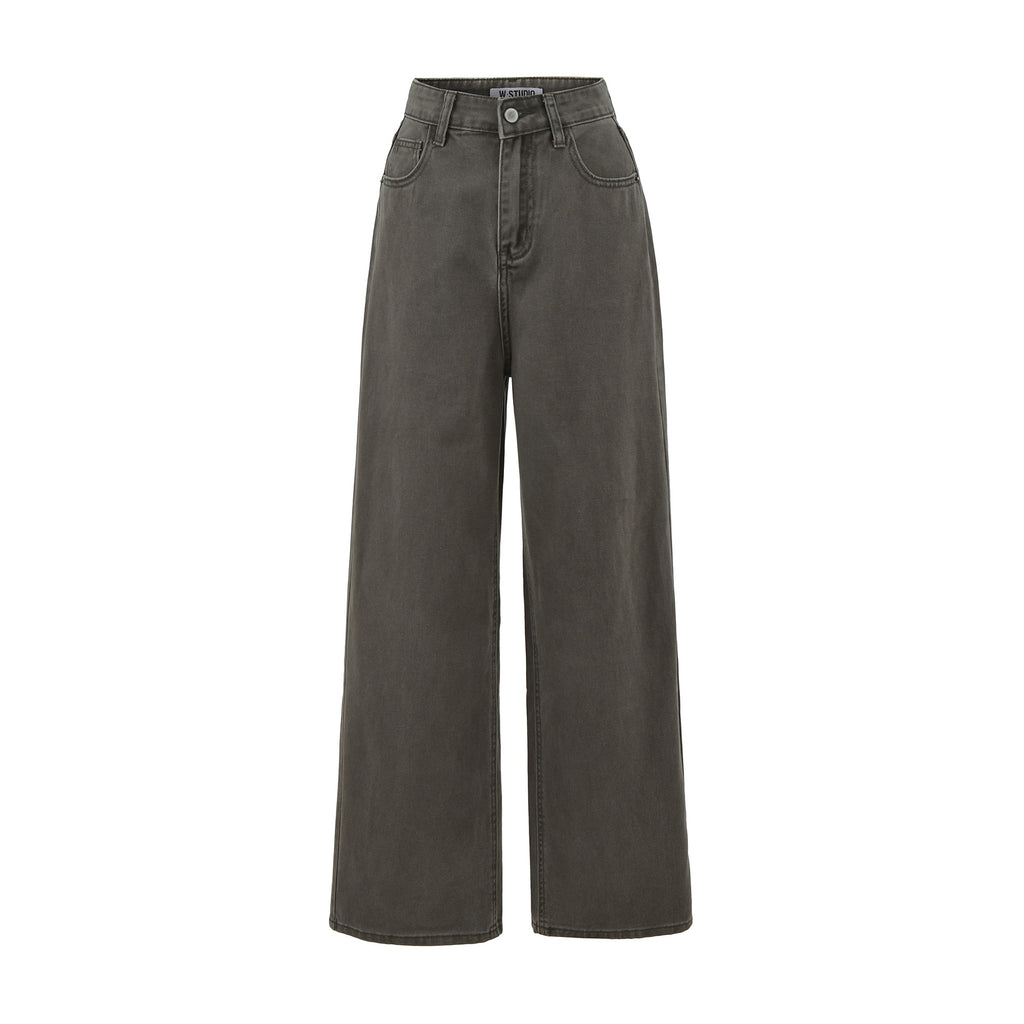 Pantalones para mujer de tiro alto y pierna ancha - Savrelle