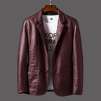 Chaqueta para hombre efecto piel lisa - Maël