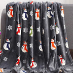 Manta térmica con estampado navideño