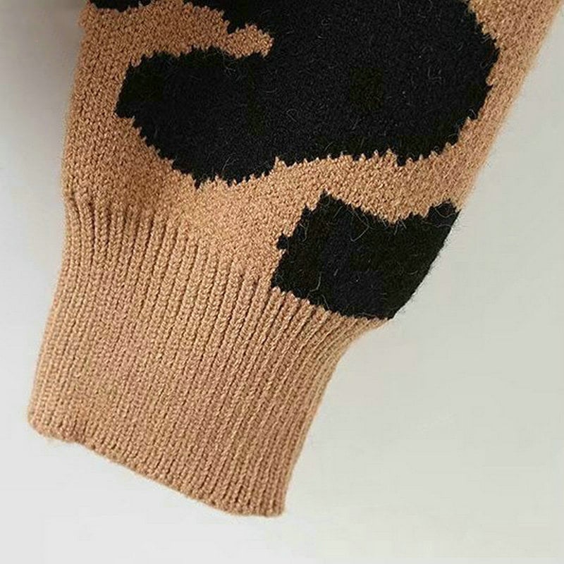 Suéter para mujer efecto estampado animal - Arlisse