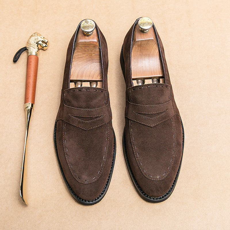 Mocasines de ante efecto cepillado para hombre - Lioren