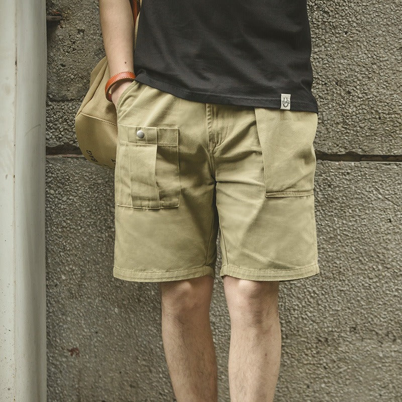 Pantalones cortos hombre algodón bolsillos cargo - Damián