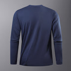 Camiseta deportiva dry fit para hombre manga larga - Hjalmer