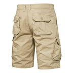 Pantalones cortos hombre bolsillos cargo algodón casual - Jason