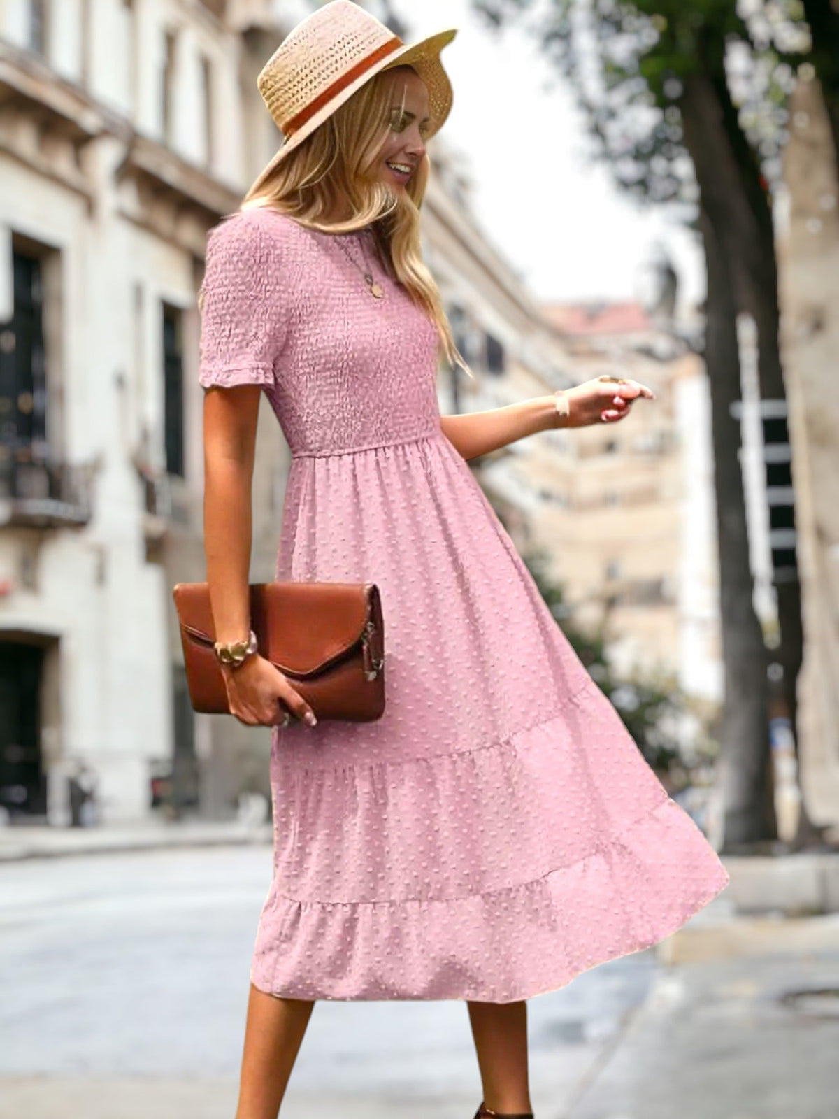Elda - Vestido casual largo femenino en diferentes colores