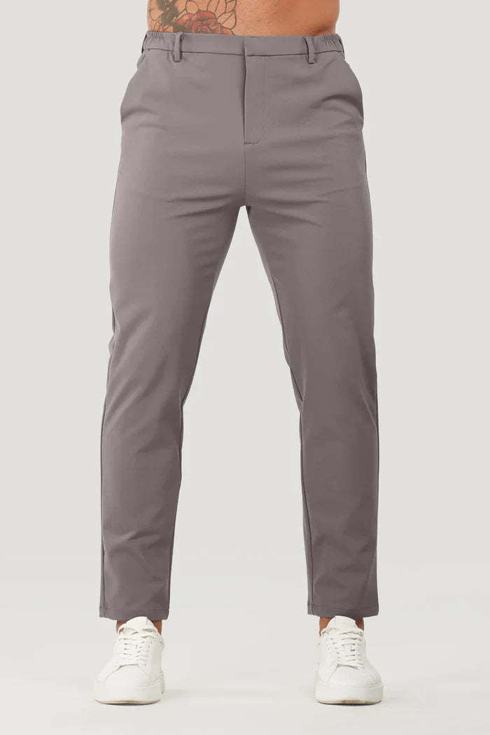 Pantalones rectos de traje para hombre - Jorund