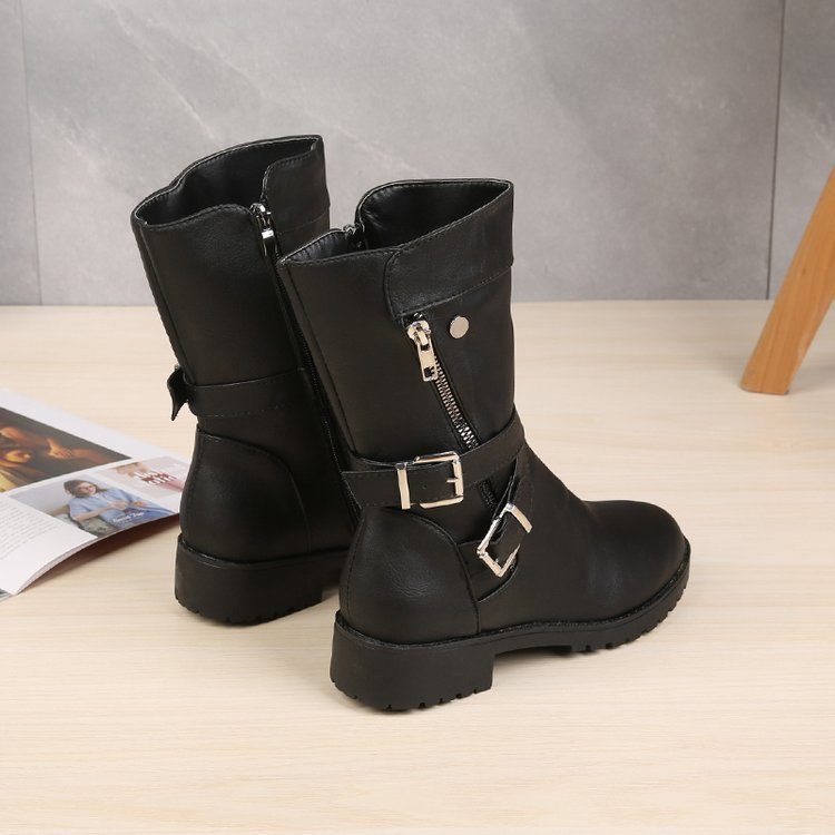 Nina - Botas Martin de tacón bajo