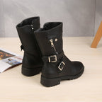 Nina - Botas Martin de tacón bajo