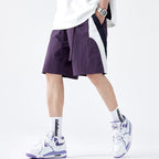 Pantalones cortos para hombre con paneles contrastantes estilo deportivo - Damián