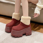 Botines de plataforma para mujer diseño acolchado - Svea