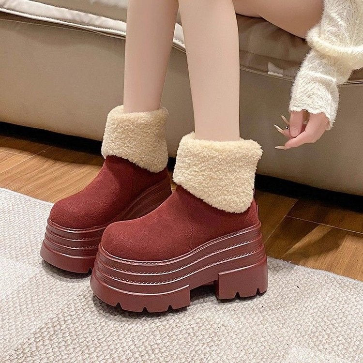 Botines de plataforma para mujer diseño acolchado - Svea