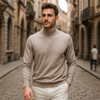 Suéter de punto cuello para hombre - Lenox