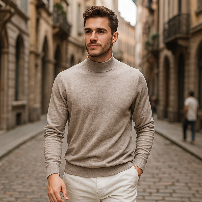 Suéter de punto cuello para hombre - Lenox