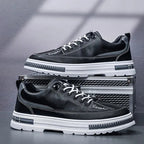 Zapatillas deportivas hombre piel sintética suela elevada - Bruno