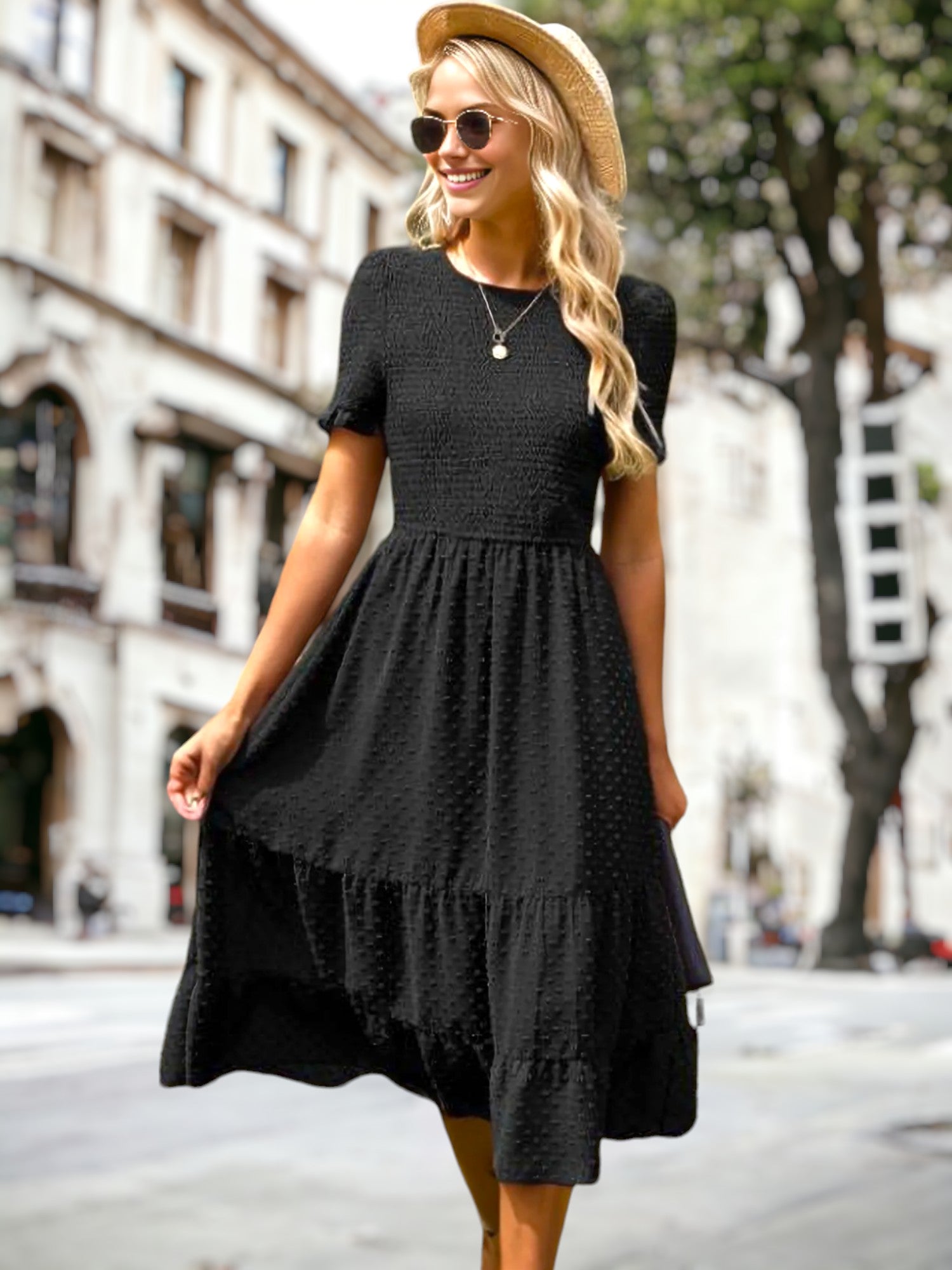 Elda - Vestido casual largo femenino en diferentes colores
