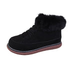 Zapatillas para mujer estilo invernal con borde afelpado - Lirana