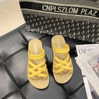 Sandalias planas mujer tiras cruzadas estilo romano - Soléa