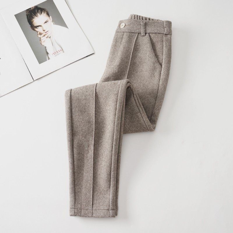 Pantalones para mujer efecto lana cálida - Annelise
