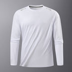 Camiseta deportiva dry fit para hombre manga larga - Hjalmer