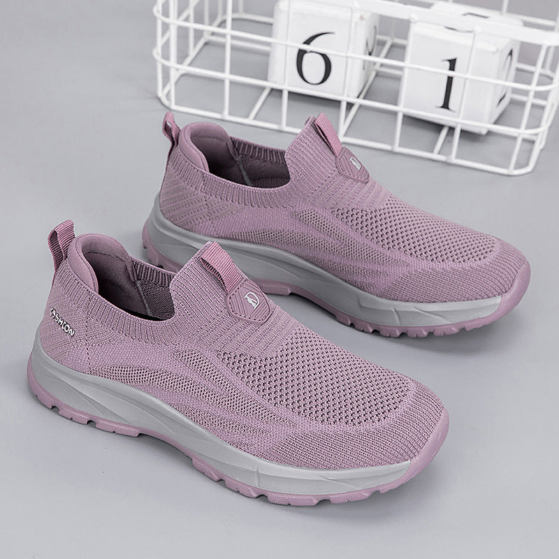 Zapatillas deportivas unisex de tejido con panel de malla - Gio