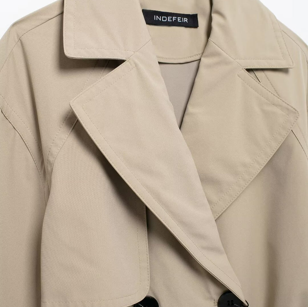 Abrigo trench para mujer estilo clásico - Svea