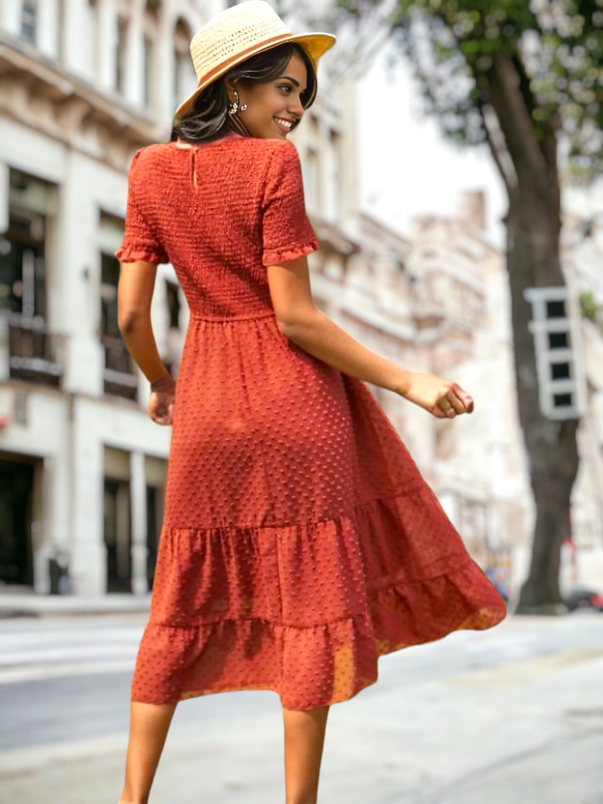 Elda - Vestido casual largo femenino en diferentes colores
