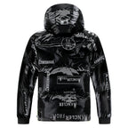Chaqueta acolchada para hombre efecto vinilo con capucha - Lanuz