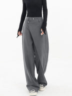 Pantalón para mujer de pierna ancha con cintura estructurada - Arleth