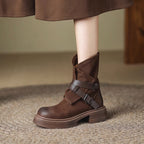Botas de tobillo para mujer estilo vintage retro - Elske