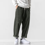 Pantalones para hombre efecto pana suave - Edrion