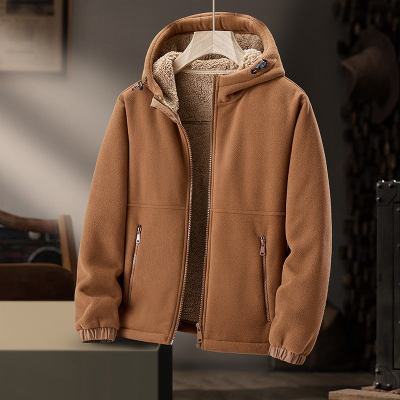 Chaqueta para hombre de tejido afelpado - Hadrien