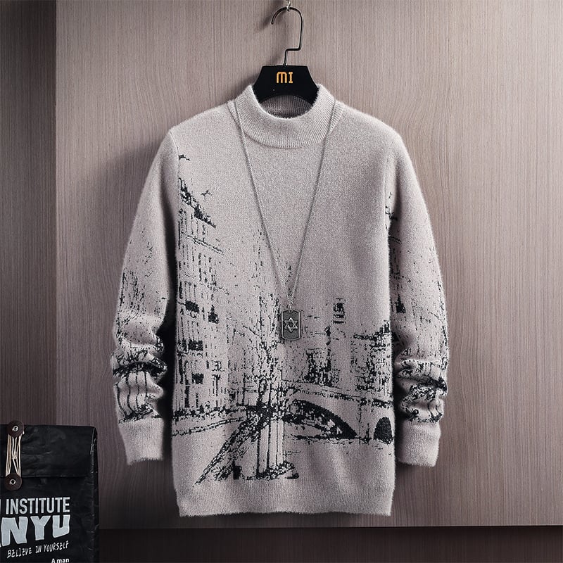 Jersey para hombre tejido grueso efecto urbano - Naël