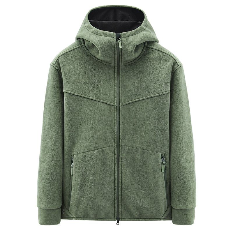 Chaqueta polar para hombre con capucha - Nils