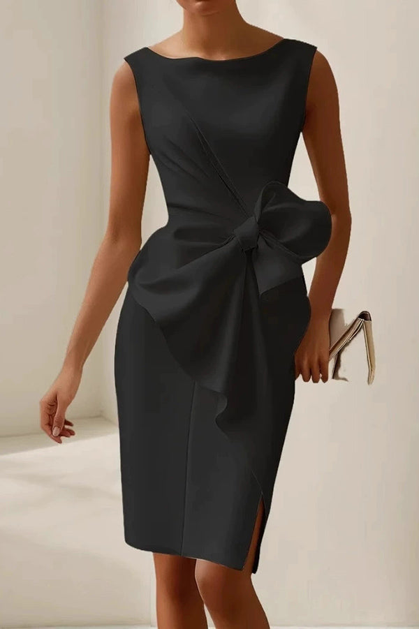 Vestido elegante para mujer con lazo lateral - Ailbhe