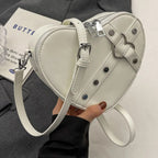 Jefna - Bolso con remaches en forma de corazón